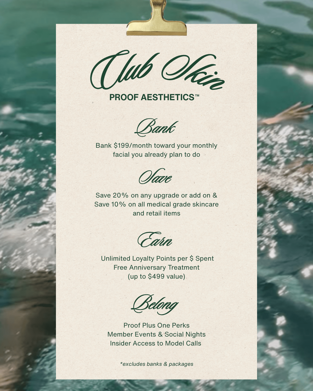 Facial Membership Carlsbad | Club Skin | Proof Aesthetics - Proof Aesthetics