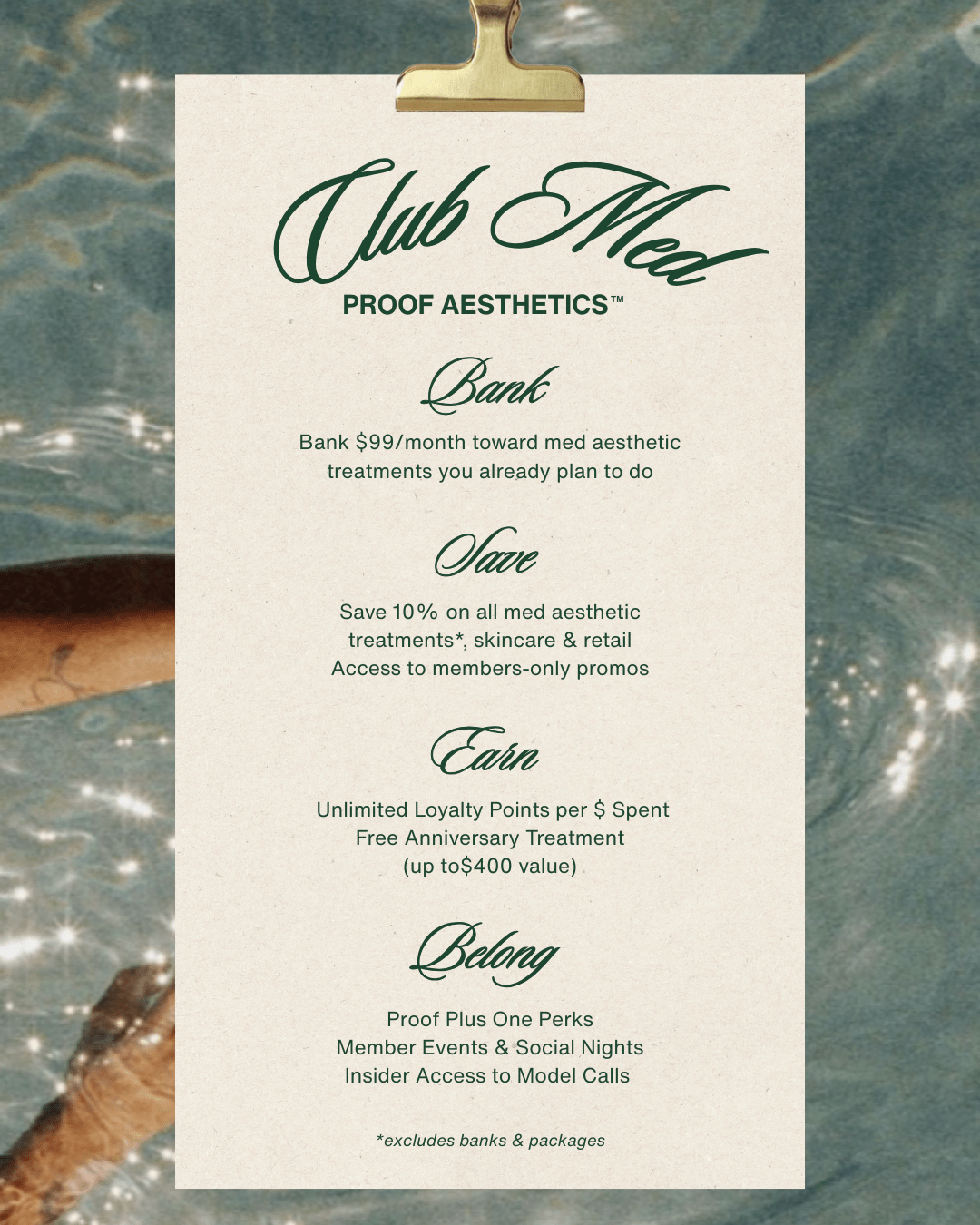 Medspa Membership Carlsbad | Club Med | Proof Aesthetics - Proof Aesthetics